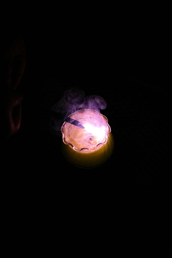 Lighting A Sparkler Photograph by Christopher Mercer