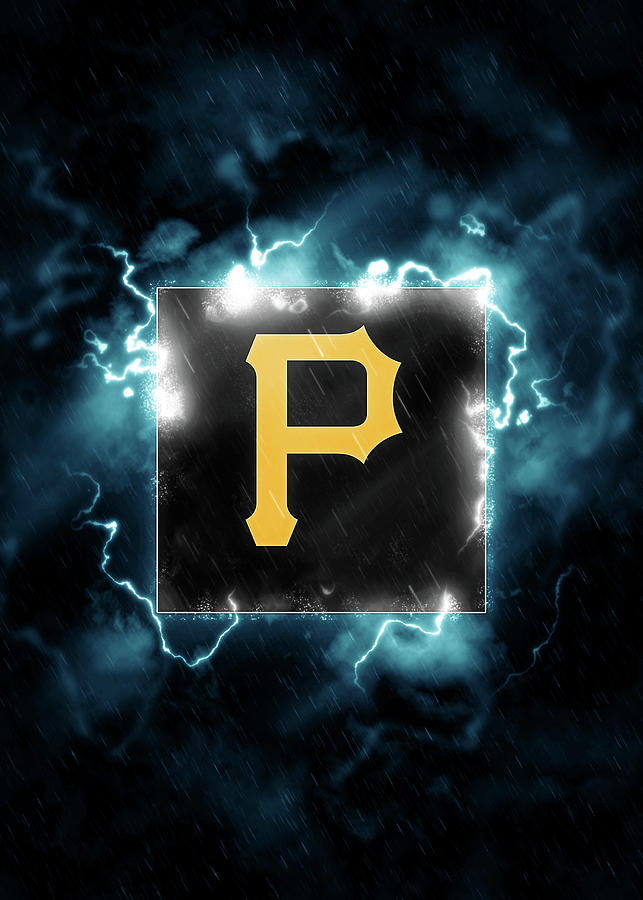 Metal Art Baseball Pittsburgh Pirates T-Shirt by Leith Huber - Pixels