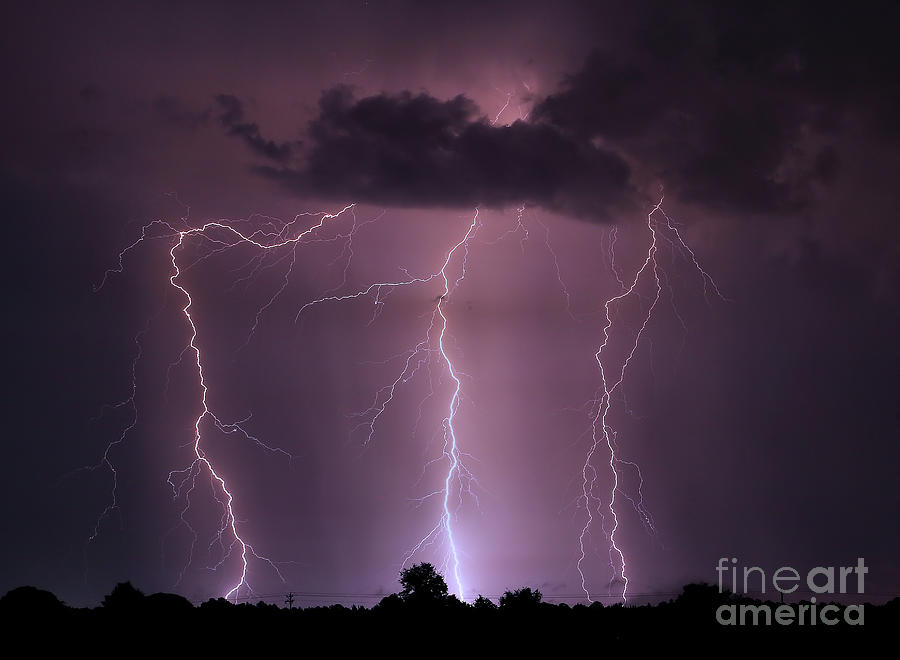 Lightning 2 Photograph by Rick Lipscomb
