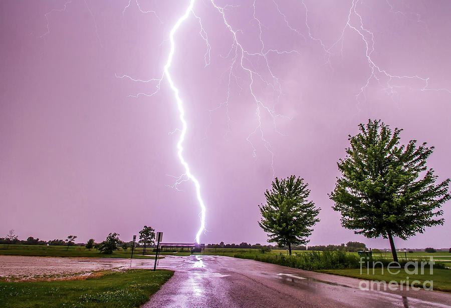 Lightning Bolt Photograph by Lorraine Mahoney