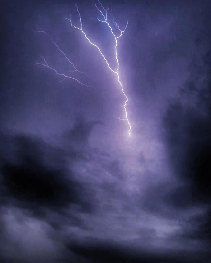 Lightning Photograph by Chelsea Hallinan - Fine Art America