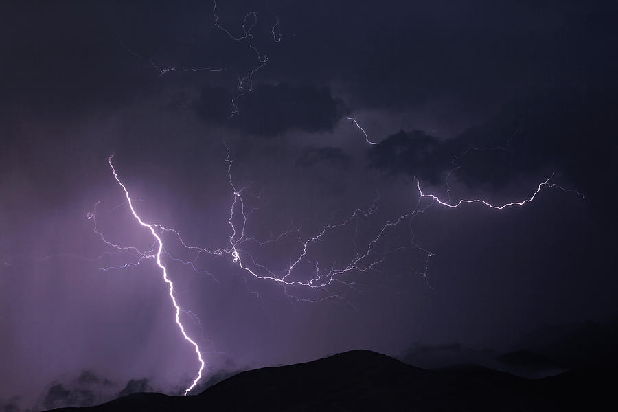 Lightning crashes Photograph by Brian Dobson Fine Art America