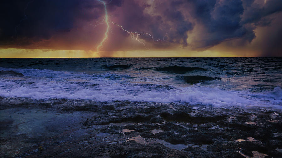  Lightning Field Photograph by Montez Kerr