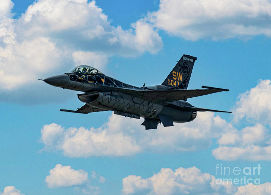 Fighting Falcon Approach Photograph by Kevin Fortier