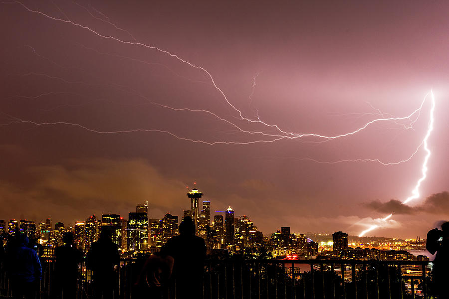 Lightning in Seattle Photograph by Yoshiki Nakamura Lightning in Seattle Photograph by Yoshiki Nakamura