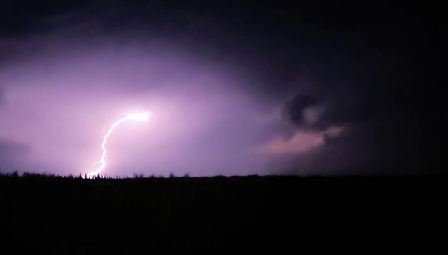 Lightning Near Woodburn, Kentucky  Photograph by Ally White