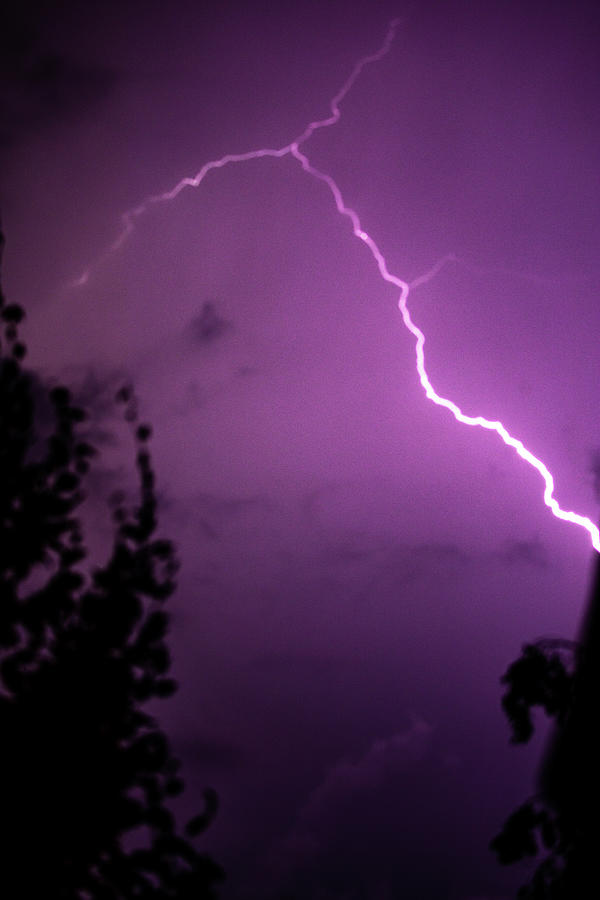 Lightning Over Amethyst Photograph by Denise Kopko