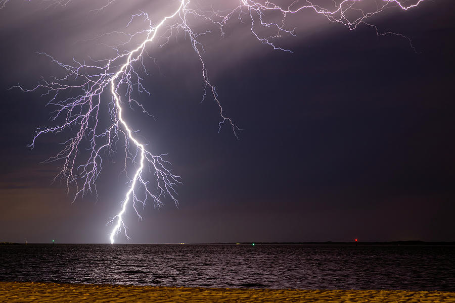 Lightning Stike Photograph by Robert Caddy - Fine Art America