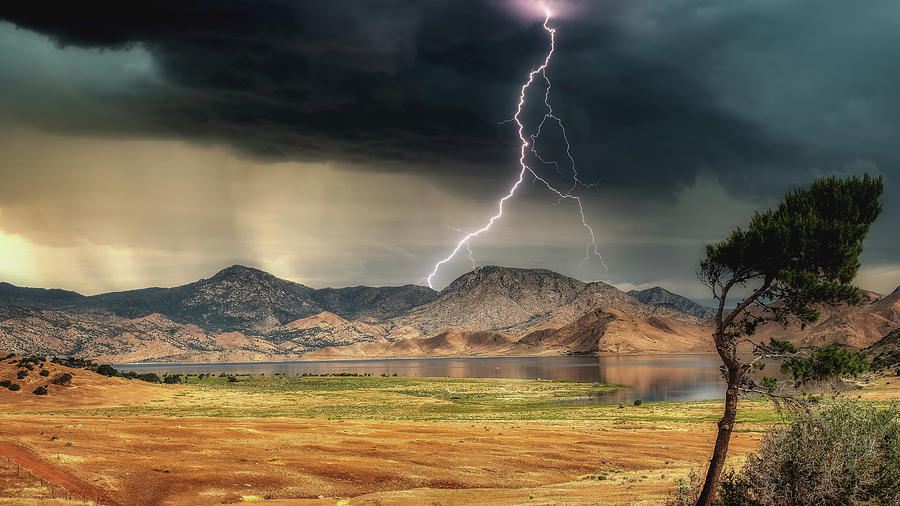 Lightning Strike in Colorado Photograph by G Lamar Yancy