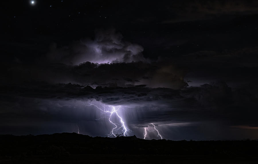 Lightning Under The Stars Photograph by Saija Lehtonen | Fine Art America