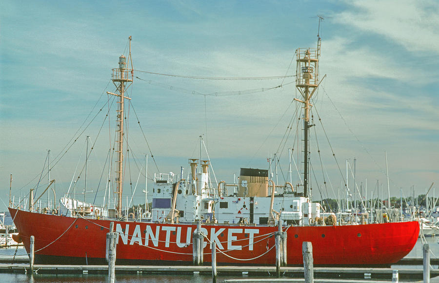 Lightship Nantucket Photograph by Nautical Chartworks