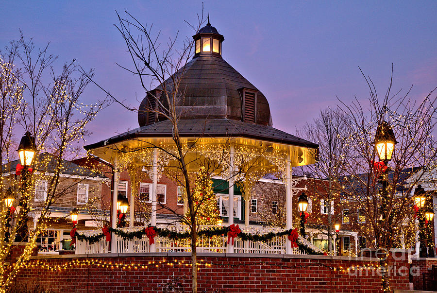 Ligonier Pennsylvania Holiday Lights Photograph by Adam Jewell