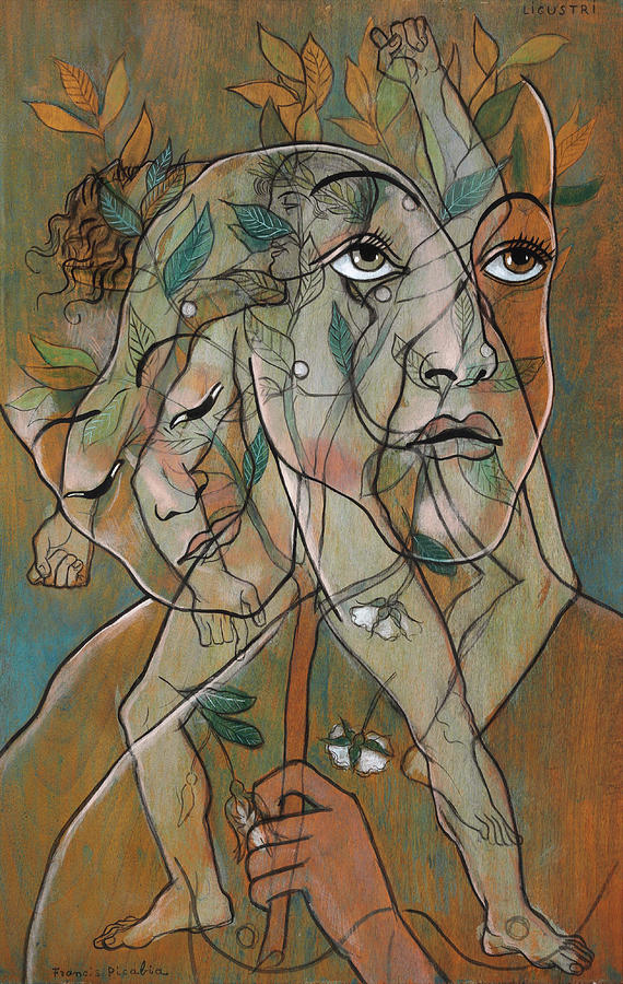 Ligustri - Transparencies Painting by Francis Picabia