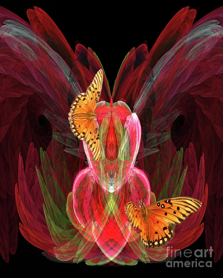 Like Moths to a Flame Digital Art by John Kain