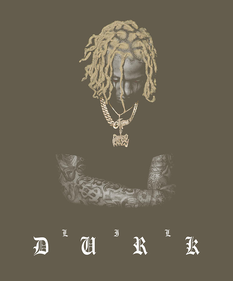 Lil Durk 1 Black Digital Art By Franco Garza Fine Art America 7671