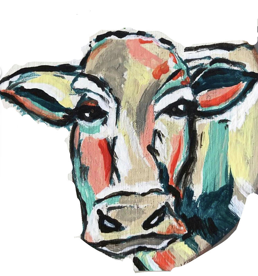 Lil Heifer Painting by Shari Lacy