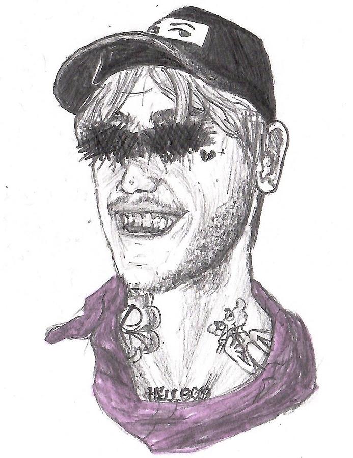 Drawing lil peep Official Website