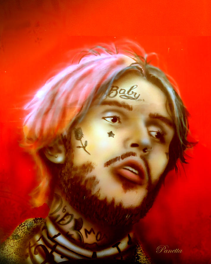 Lil Peep Painting By Frank Panetta - Fine Art America