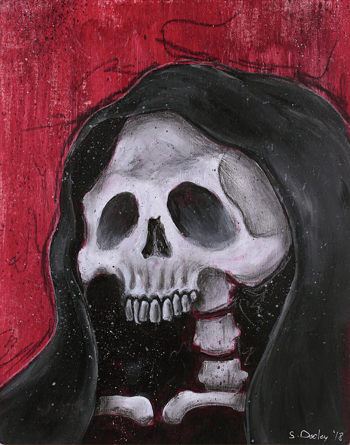 Lil Reaper Painting by Shawn Dooley