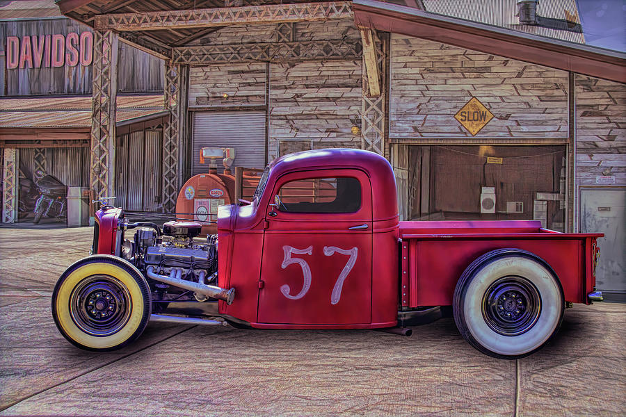 Lil Red Hot Rod Truck Photograph by Nick Gray - Fine Art America