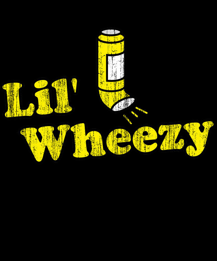 Lil Wheezy Asthma Digital Art by Flippin Sweet Gear