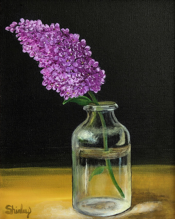 Lilac Painting by Shirley Dutchkowski