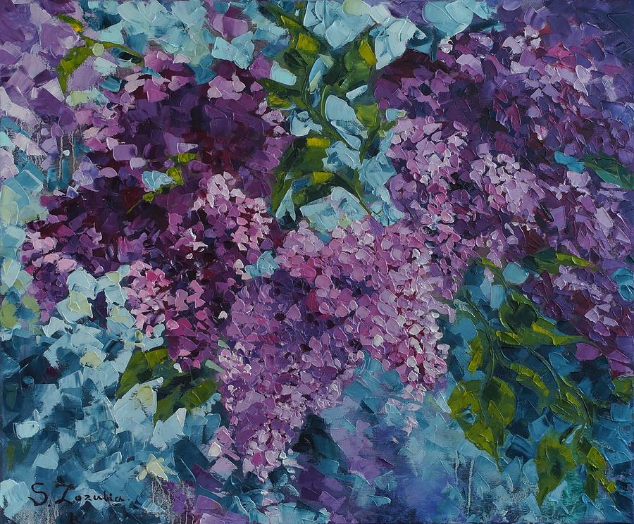 Lilac Painting by Svitlana Zozulia | Fine Art America