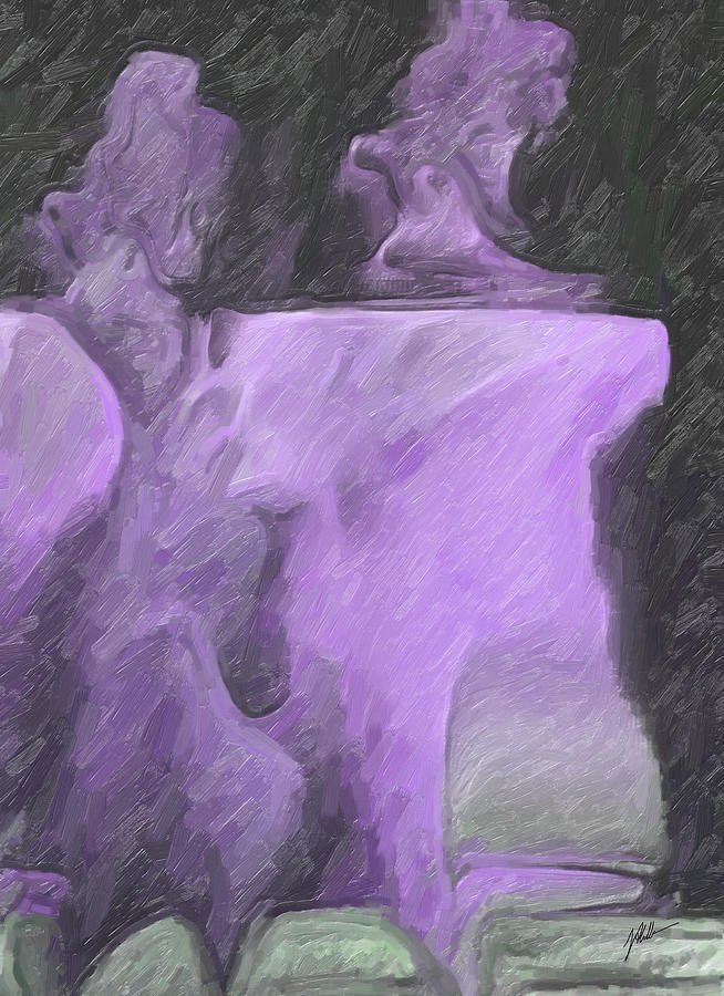 Lilac Table Digital Art