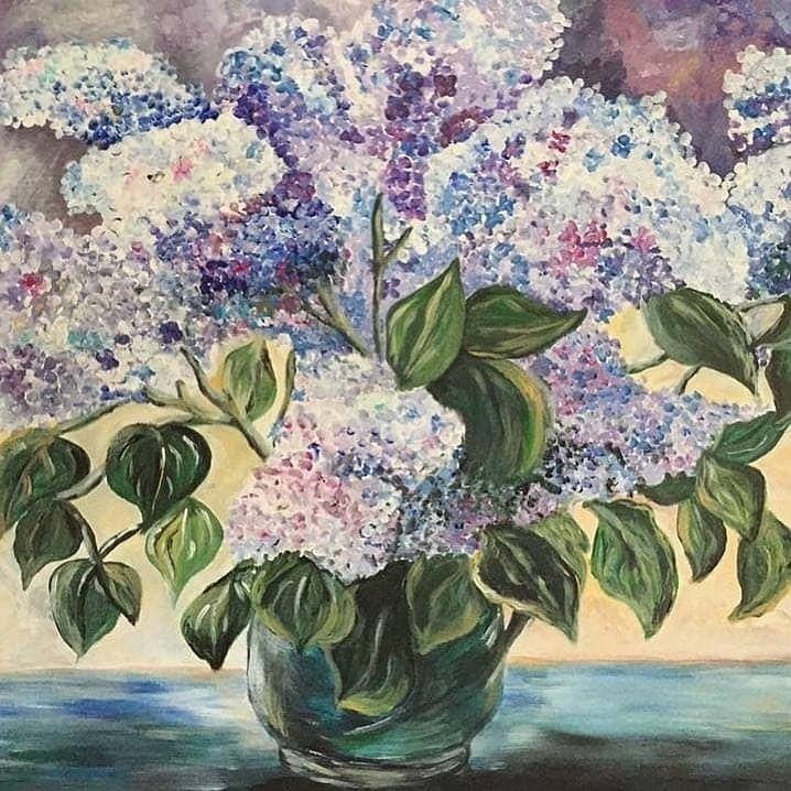 Lilac  Painting by Tetiana Bielkina
