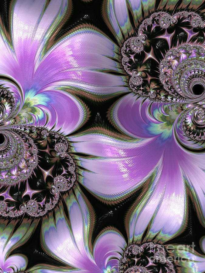 Lilacs Digital Art by Amanda Moore