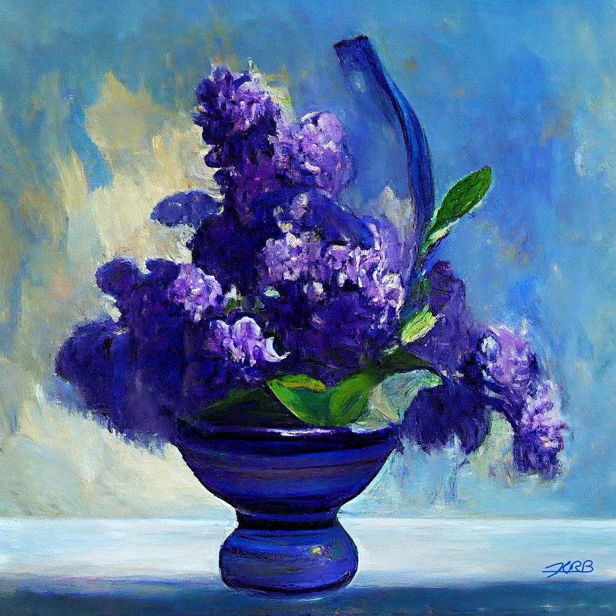 Lilacs Digital Art by Kris Bledsoe - Fine Art America