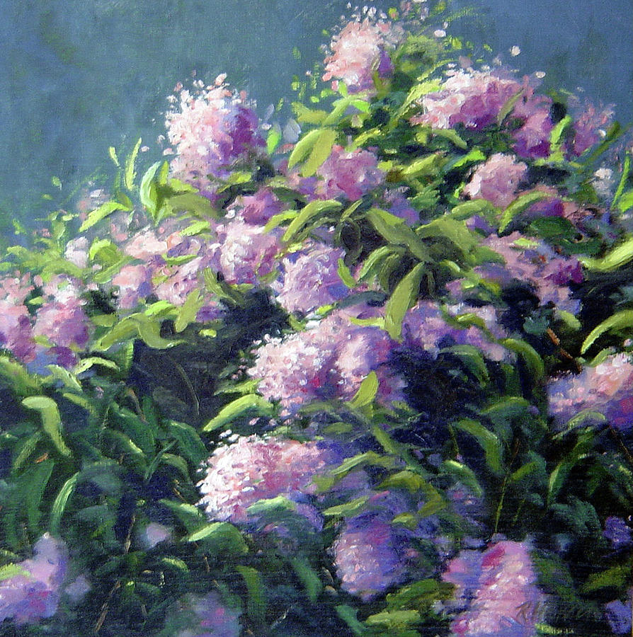 Lilacs Painting by Rick Hansen - Fine Art America