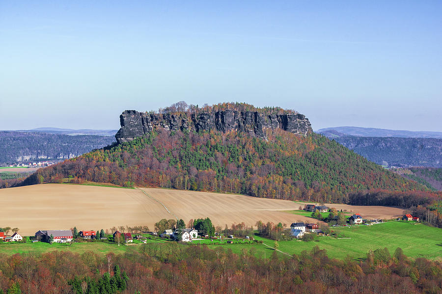 Lilienstein mountain Photograph by Sun Travels