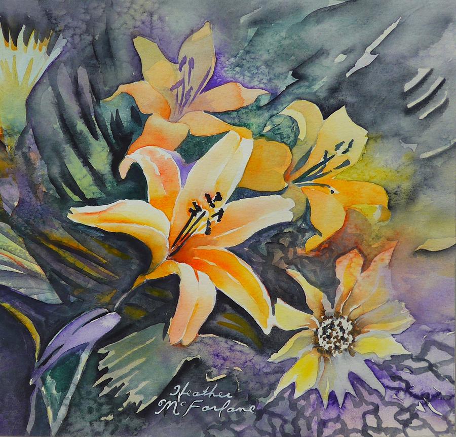 Lilies are My Favorite Painting by Heather McFarlane-Watson