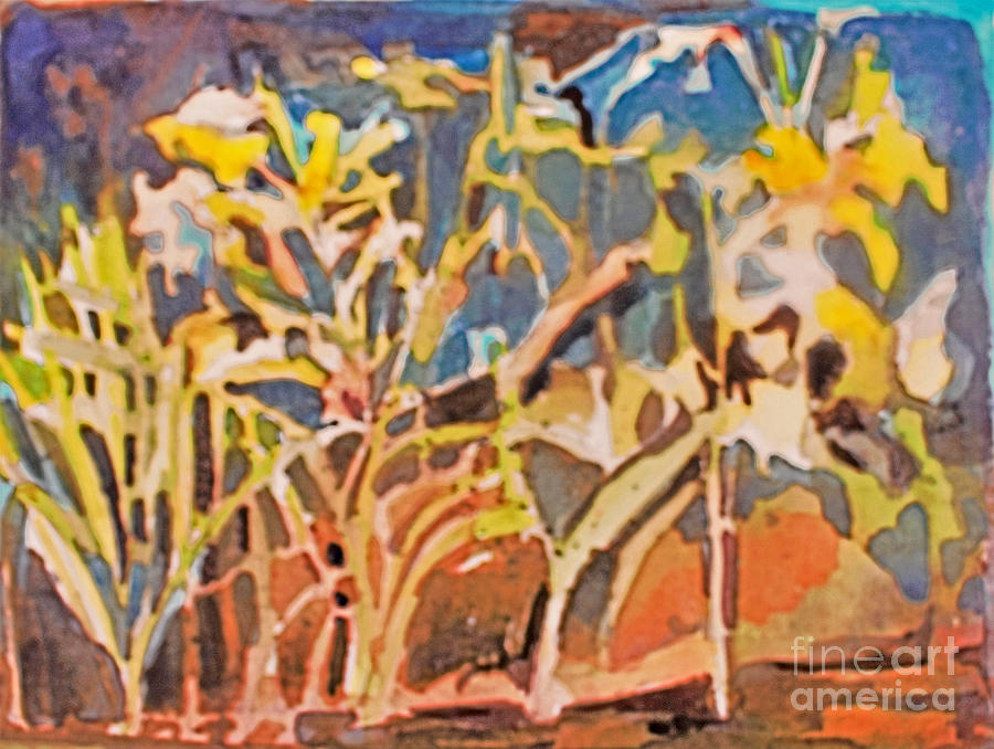 Lilies of the Alley Painting by Mindy Newman Fine Art America