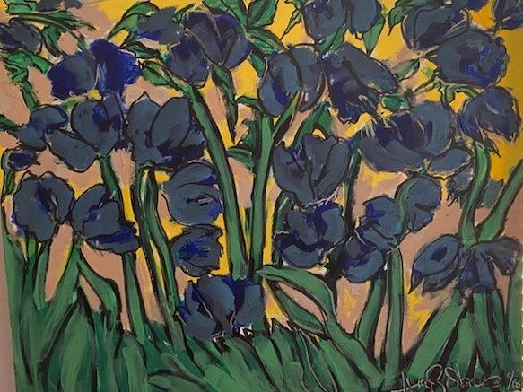 Lilies of the field Painting by Angie ONeal