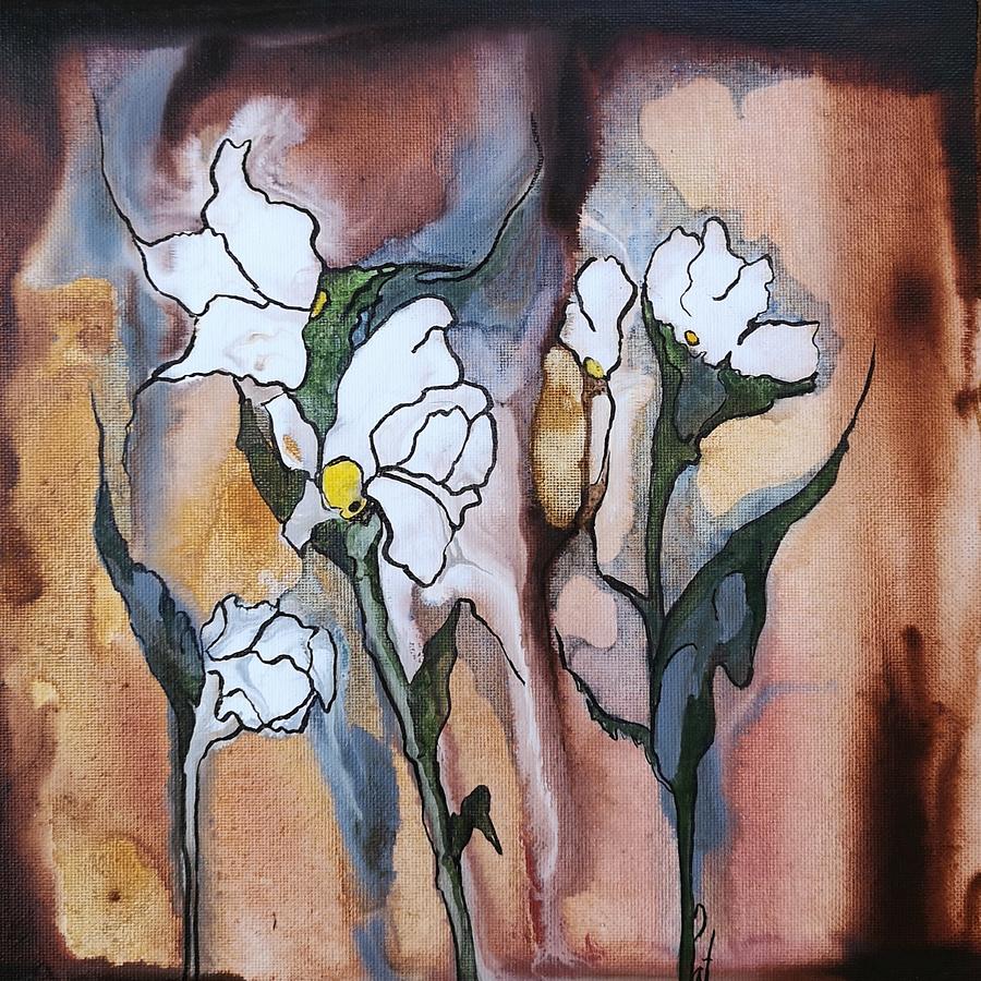 Lilies of the Field Painting by Pat Purdy
