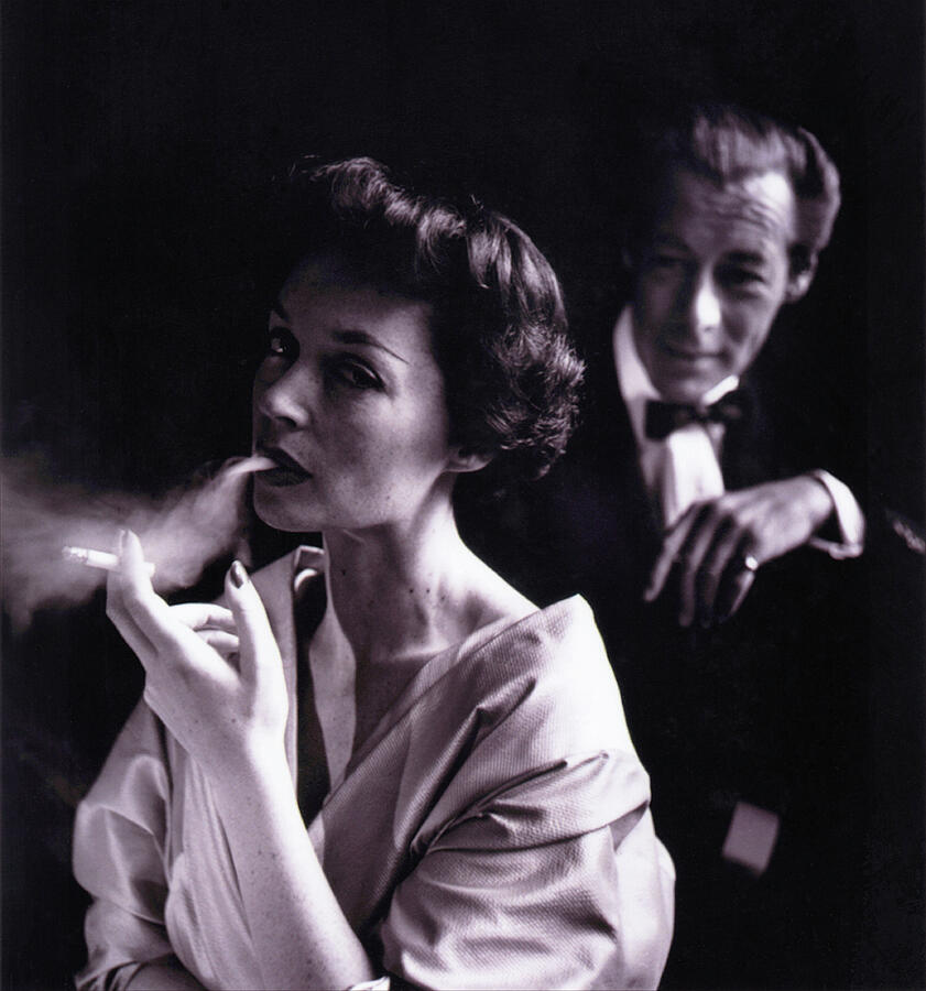 Lilli Palmer with Husband Rex Harrison, 1950 Photograph by Toni ...