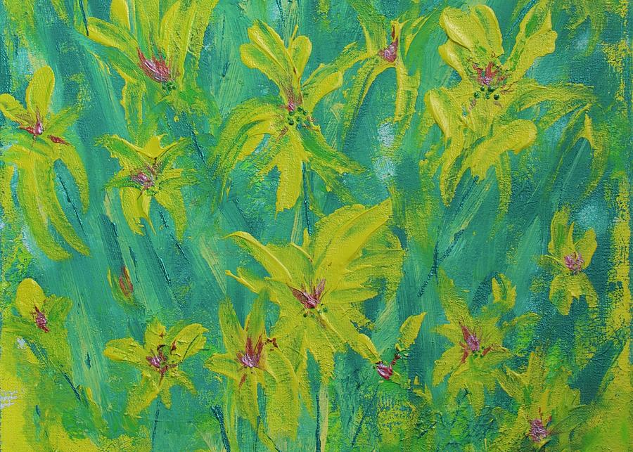 Flower Pastel - Lillies by Nancy Kurtz