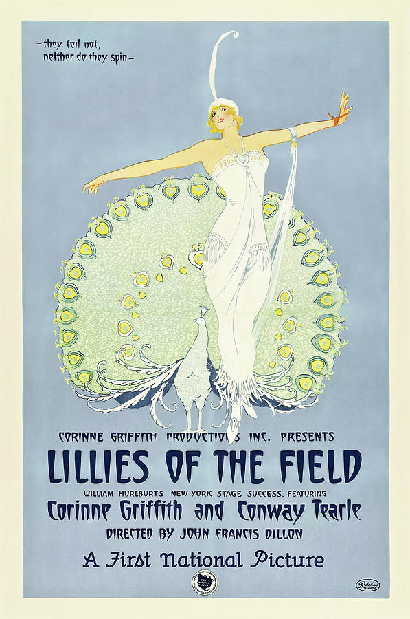 Vintage Mixed Media - Lillies of the Field, 1924 by Movie World Posters