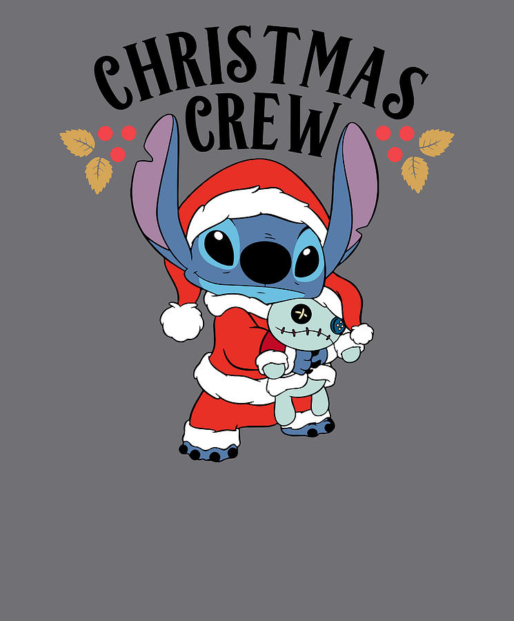 Lilo and Stitch Holiday Stitch and Scrump Christmas Digital Art by ...