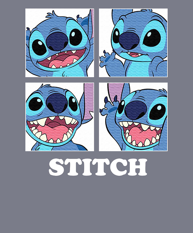 Lilo and Stitch Stitch Blocks Juniors Cropped Cotton Blend Digital Art by Chelsea  Weaving - Pixels