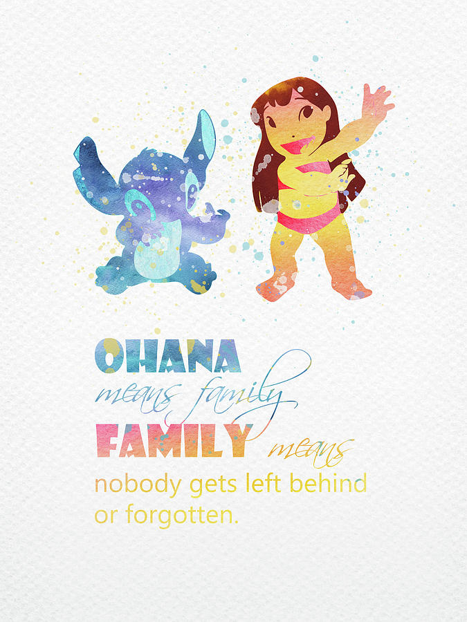 Disney Lilo /& Stitch Watercolor Stitch Throw Blanket