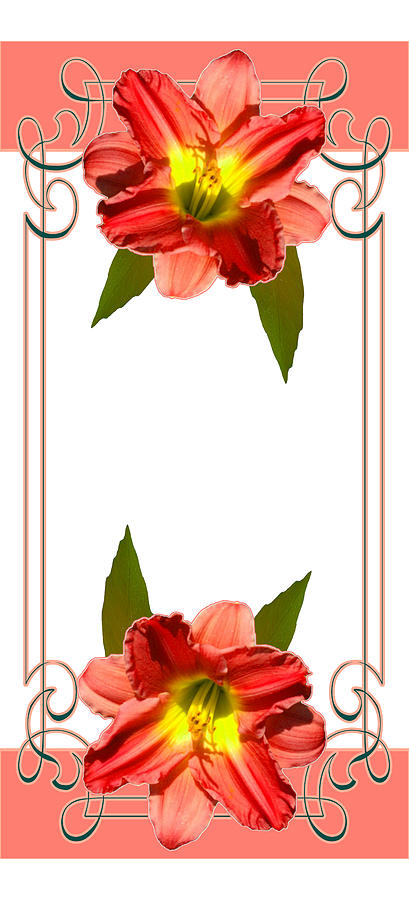 Lily Flower Designed for Towels Digital Art by Delynn Addams