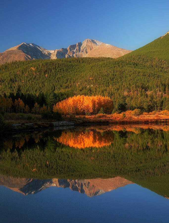 Lily Lake Rocky Mountains Fall Morning Photograph by Dan Sproul Lily Lake Rocky Mountains Fall Morning Photograph by Dan Sproul