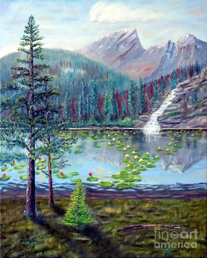 Lily Mountain Painting by Stephen Schaps