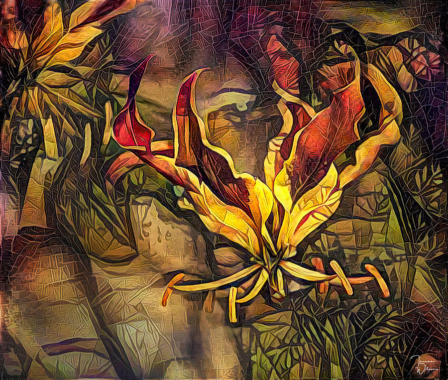 Lily of the Jungle Digital Art by Teresa Wilson