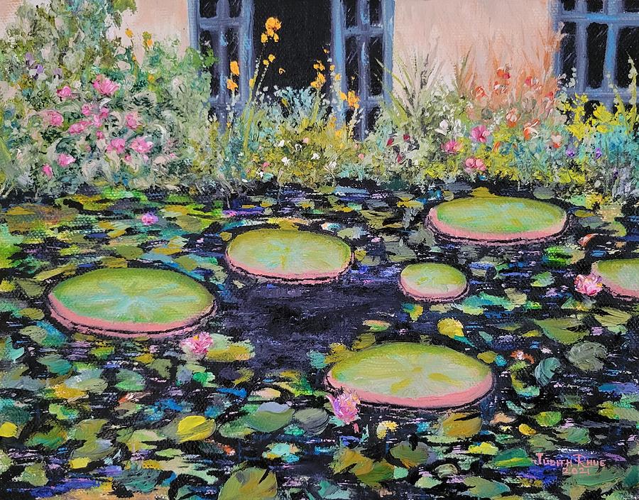 Lily Pads Painting by Judith Rhue