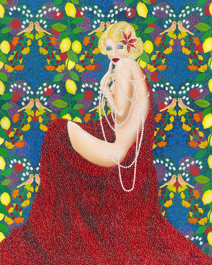 Lily  Painting by Ayhan Yavuz