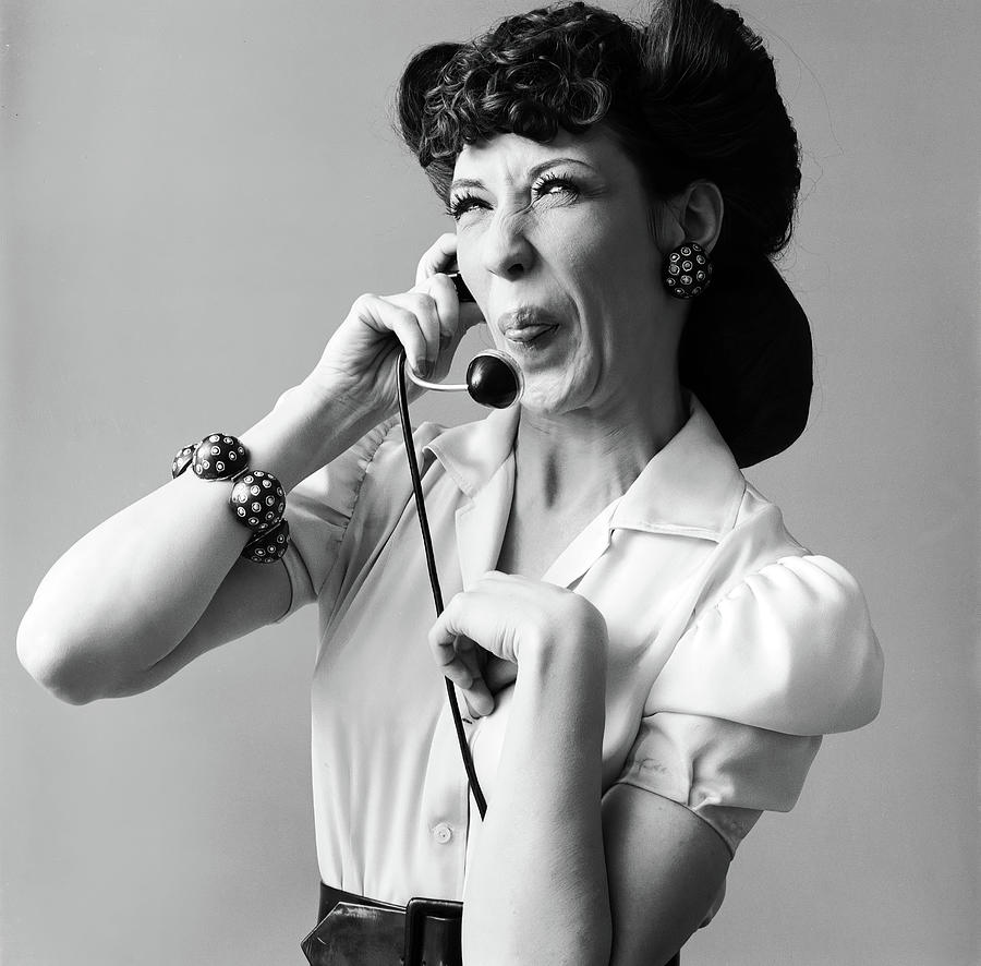 LILY TOMLIN in LAUGH-IN -1967-, directed by MARK WARREN. Photograph by Album